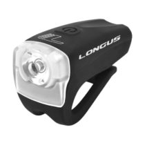 LONGUS-Svetlo PRETY 3W predné LED 3f USB, čierne Čierna