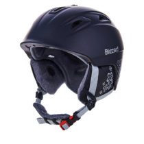 BLIZZARD-VIVA DEMON ski helmet, black matt/silver flowers, Mix 56/59 cm 20/21