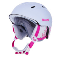 BLIZZARD-Viva Demon ski helmet, white matt/magenta flowers Biela 56/59 cm 20/21