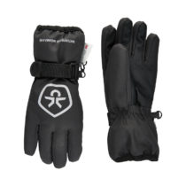 COLOR KIDS-Gloves, waterproof, black Čierna 116/128 2021