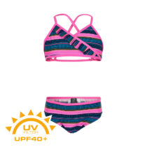 COLOR KIDS-Bikini AOP UPF 40+ Sugar Pink Ružová 140
