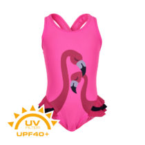 COLOR KIDS-Swimsuit w. animal UPF 40+ Sugar Pink Ružová 140