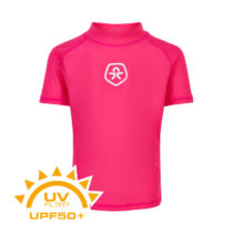 COLOR KIDS-T-shirt solid UPF 50+ Pink Yarrow Ružová 140