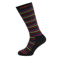 BLIZZARD-Viva Allround ski socks junior, black/rainbow stripes Čierna 30/32