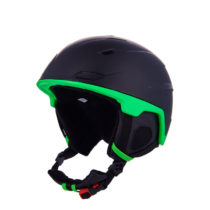 BLIZZARD-Double ski helmet, black matt/neon green, big logo Čierna 60/63 cm 20/21