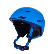BLIZZARD-Double ski helmet, blue matt/dark blue, big logo Modrá 56/59 cm 20/21