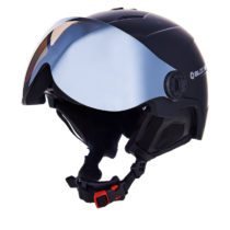 BLIZZARD-Double Visor ski helmet, black matt, smoke lens, mirror Čierna 60/63 cm 20/21
