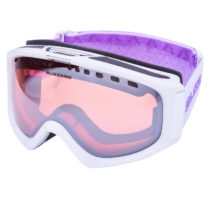 BLIZZARD-Ski Gog. 933 MDAVZS, white shiny, rosa2, silver mirror 20 M/L Biela