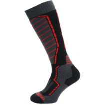 BLIZZARD-Profi ski socks, black/anthracite/red Čierna 31/34