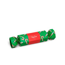 HAPPY SOCKS-(BOX)-Christmas Cracker Candy Cane Gift Box XPOL02 Mix 36/40