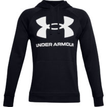 UNDER ARMOUR-UA Rival Fleece Big Logo HD-BLK Čierna S