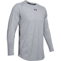 UNDER ARMOUR-UA Charged Cotton LS-GRY Šedá L