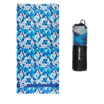 SPOKEY-MENORCA Rychleschnoucí plážový ručník 100x180 cm Modrá 100x180 cm